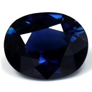 Szafir 3,01 ct, morski, szlif owalny