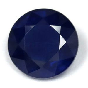 SAPPHIRE FACETED 1.22ct BLUE Deep Blue SI THAILAND HEATED