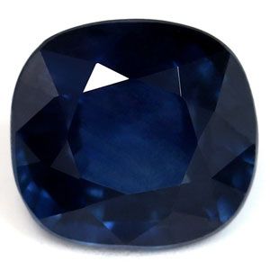Szafir 2,16 ct, niebieski, szlif cushion
