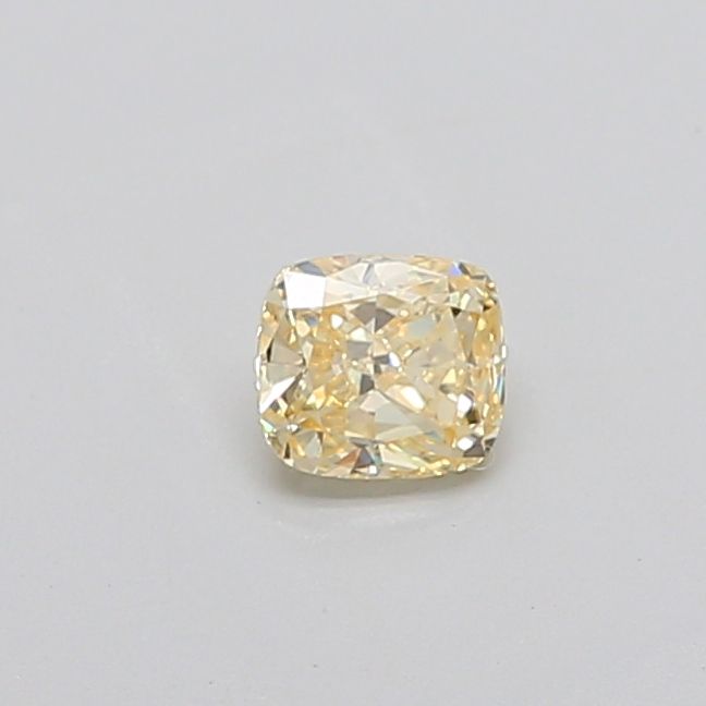 0.59 CT Fancy Light Yellow CUSHION MODIFIED