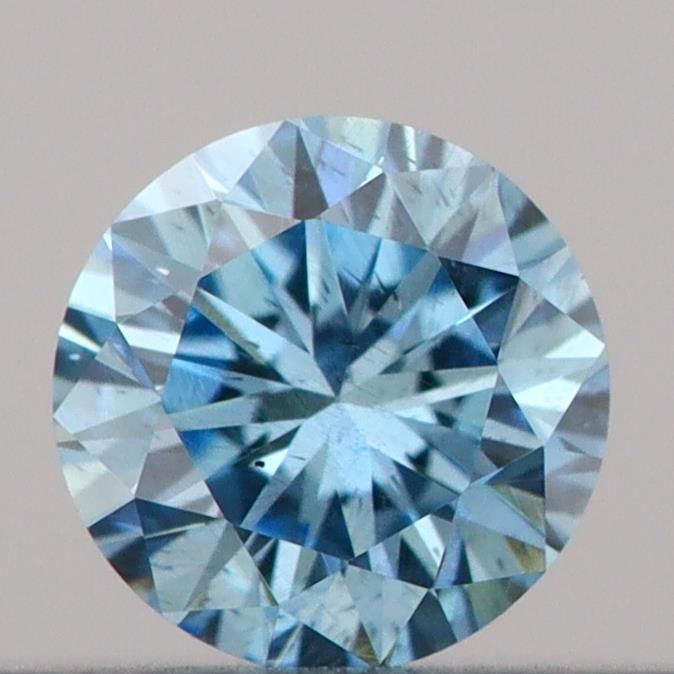 0.18 CT Fancy Vivid Blue ROUND