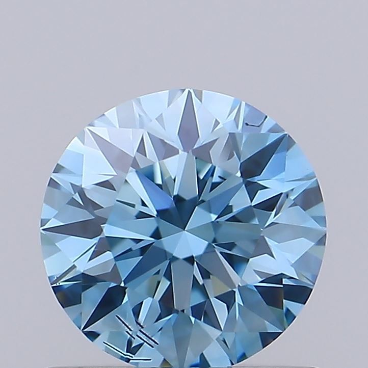 0.68 CT Fancy Vivid Blue ROUND