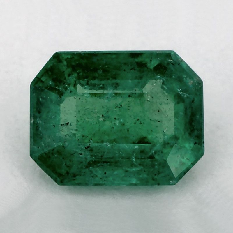Szmaragd 1,70 ct, zielony, szlif ośmiokątny