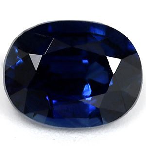 Szafir 1,09 ct, niebieski, szlif owalny