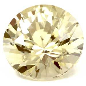 Szafir 4,70 ct, żółty, szlif okrągły
