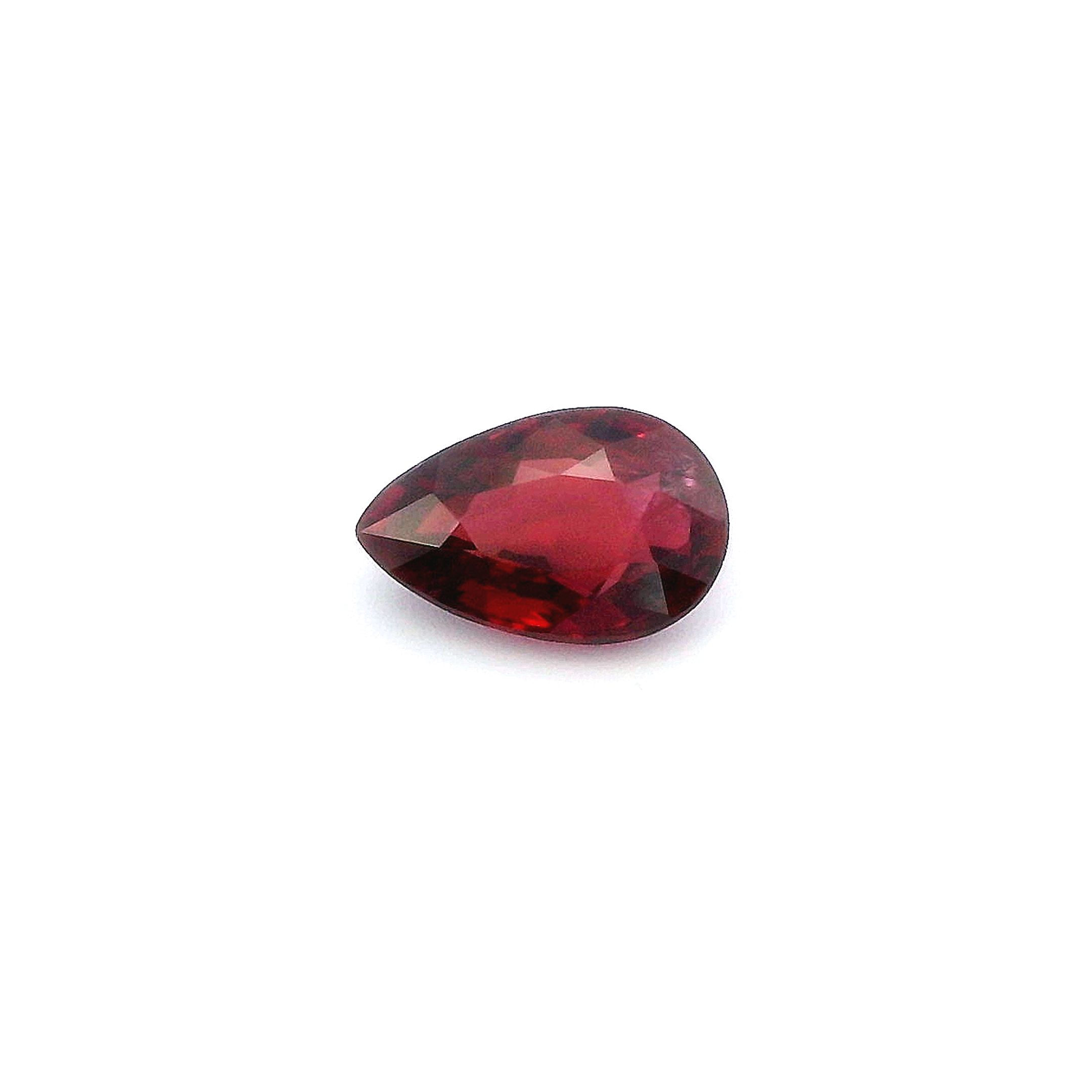 1.25 ct Pear ruby