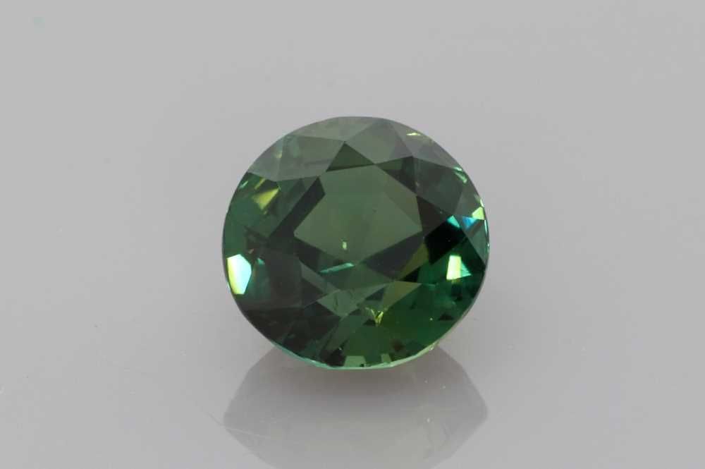 Szafir 1,70 ct, morski, szlif okrągły