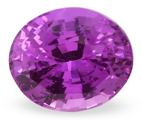 Szafir 2,38 ct, różowy, szlif owalny