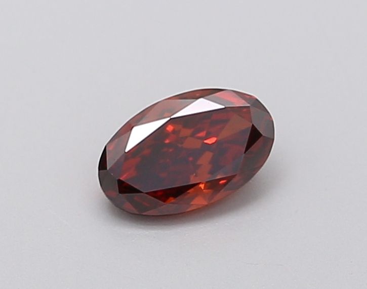0.43 CT Fancy Deep Orange OVAL