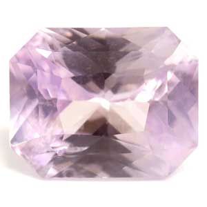 Szafir 2,02 ct, różowy, szlif szmaragdowy