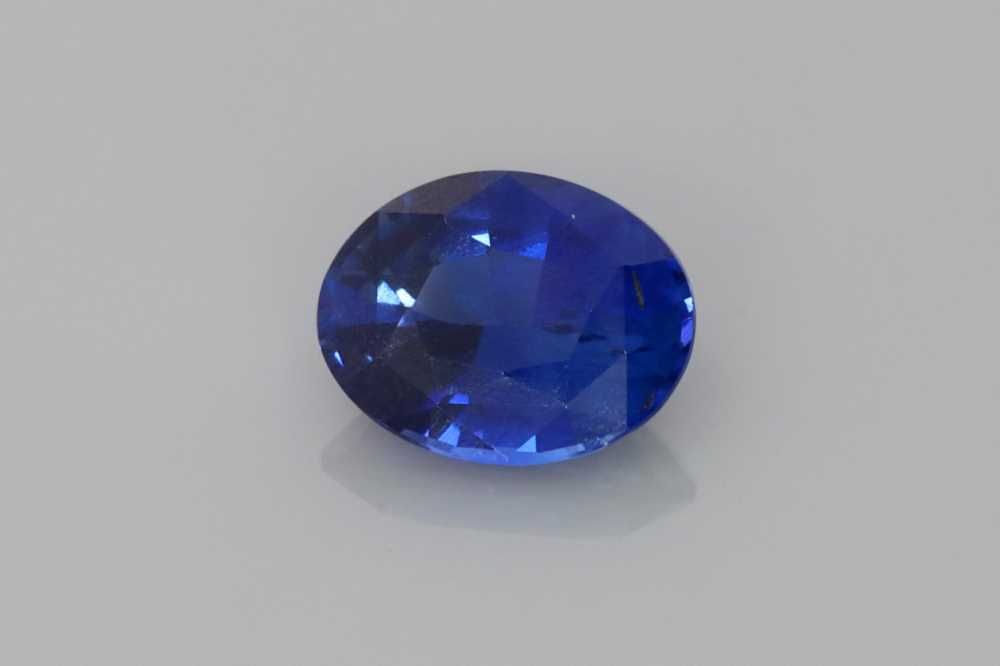 SAPPHIRE Oval 0.81ct BLUE SI FACETED