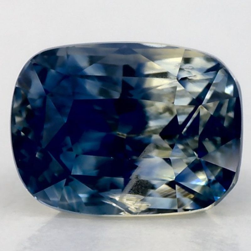 Szafir 3,15 ct, niebieski, szlif cushion