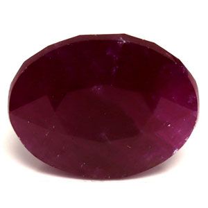 RUBY FACETED 7.68ct RED Purplish Red MI REST_OF_AFRICA NONE