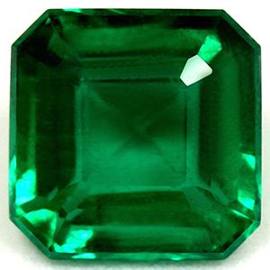 Szmaragd 1,09 ct, zielony, szlif szmaragdowy