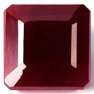 Rubin 5,38 ct, czerwony, szlif szmaragdowy