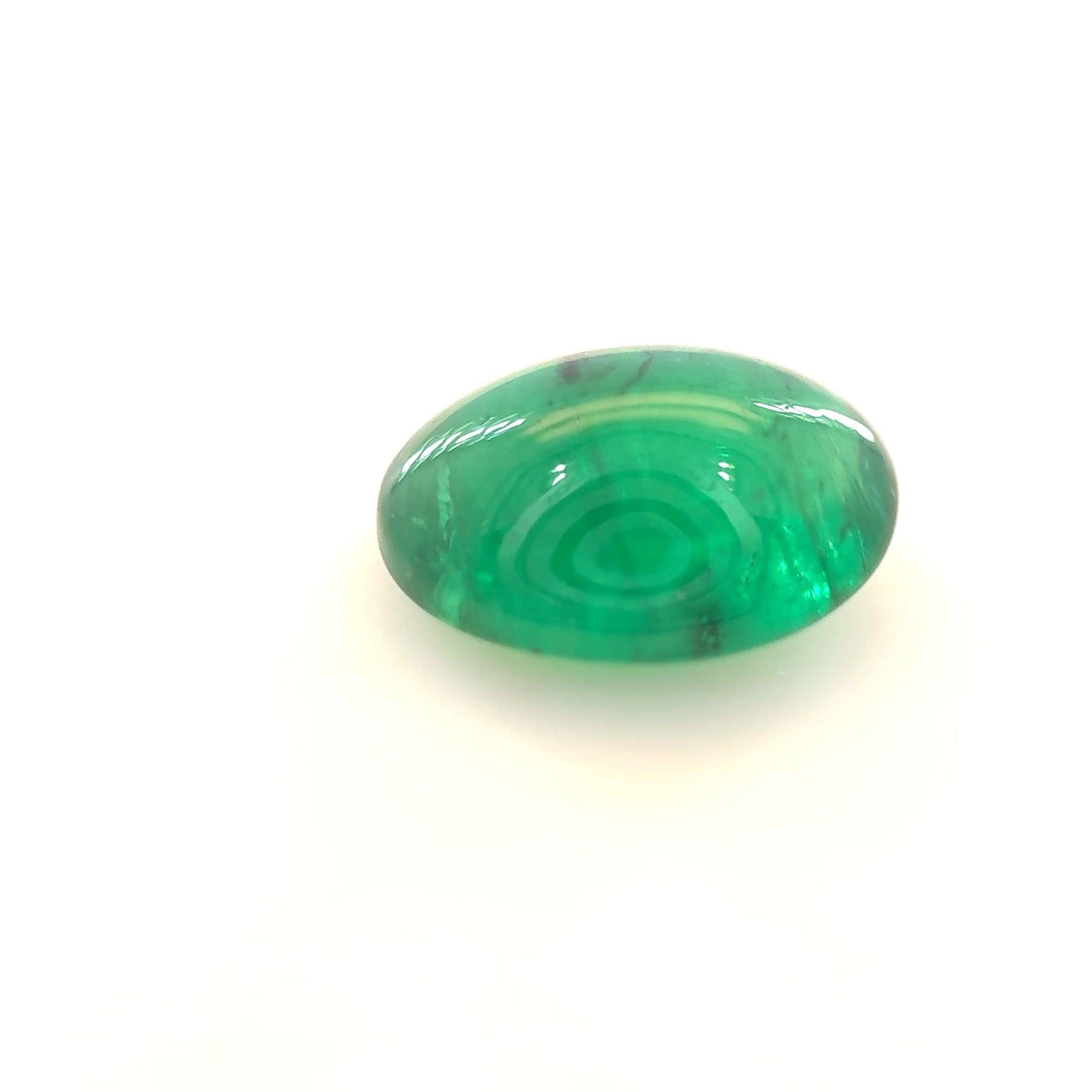 Szmaragd 1,61 ct, zielony, kaboszon
