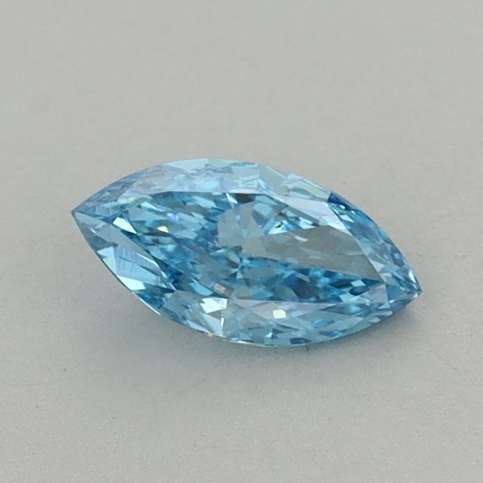 0.43 CT Fancy Vivid Blue MARQUISE