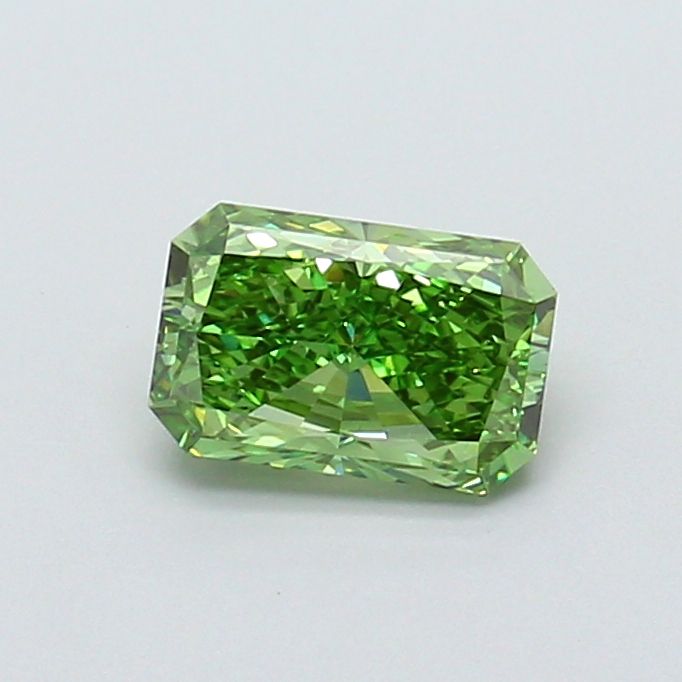 1.0 CT Fancy Vivid Green RADIANT