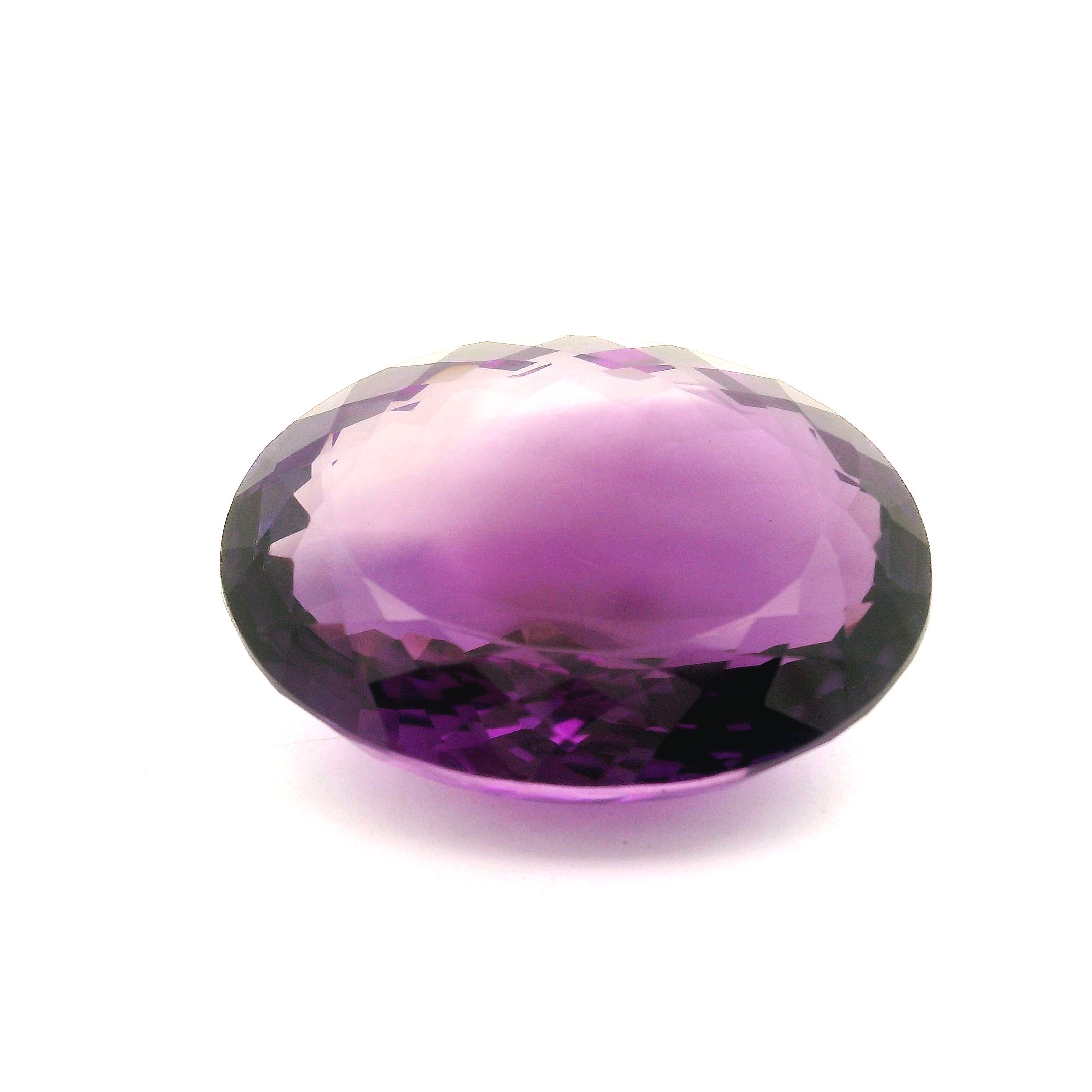 29.62 ct Oval Amethyst