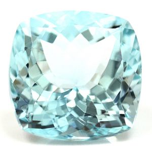 Akwamaryn 8,50 ct, niebieski, szlif cushion