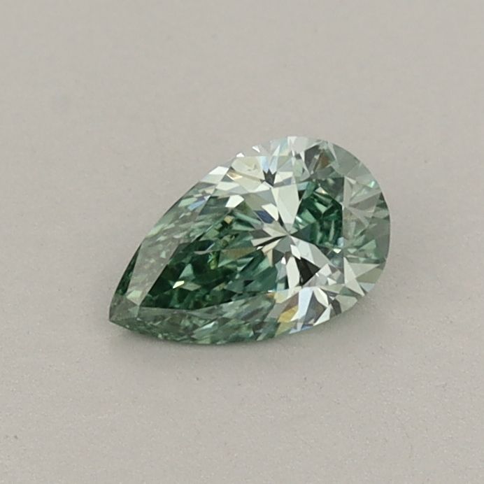 0.3 CT Fancy Vivid Green PEAR