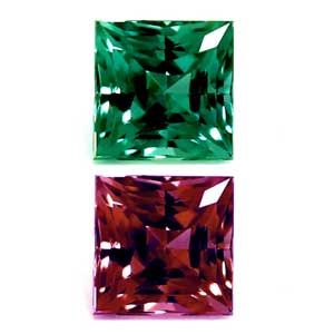ALEXANDRITE FACETED 0.08ct GREEN Blue Green to Intense Purple EC BRAZIL NONE