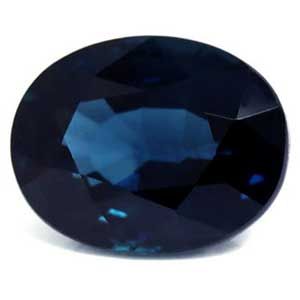 Szafir 2,96 ct, niebieski, szlif owalny