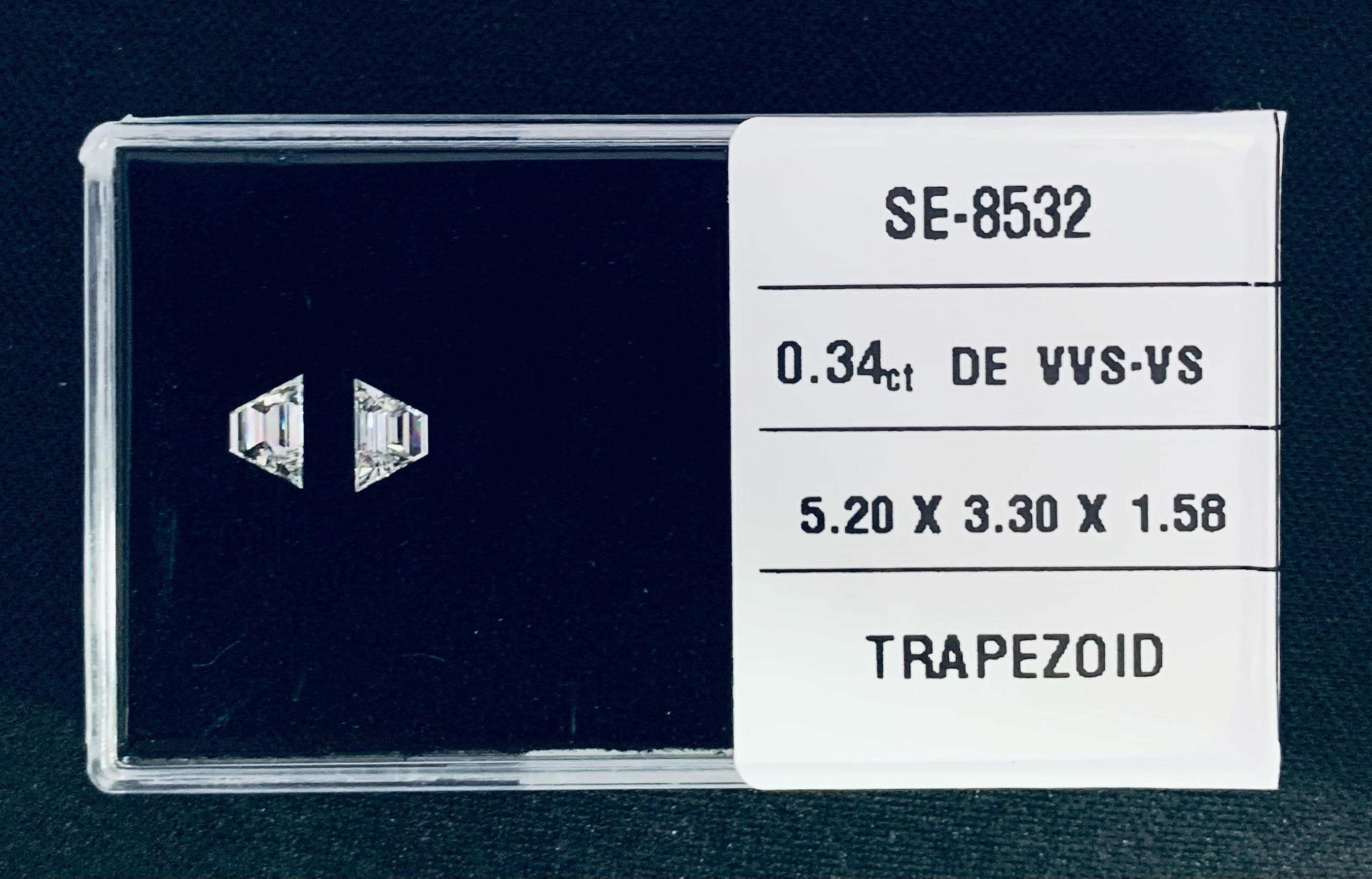 Prírodný diamant trapezoid,...