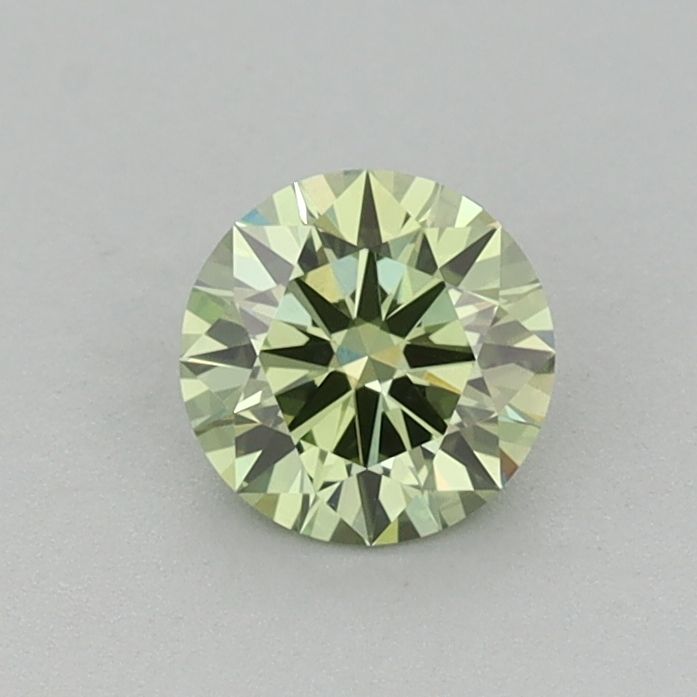 0.52 CT Fancy Vivid Green ROUND
