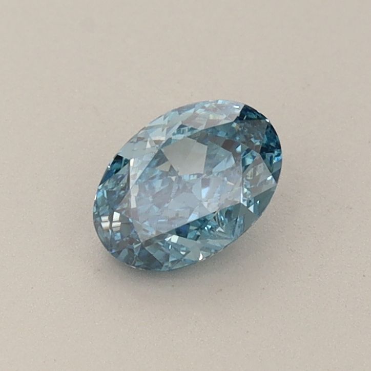 0.47 CT Fancy Vivid Blue OVAL