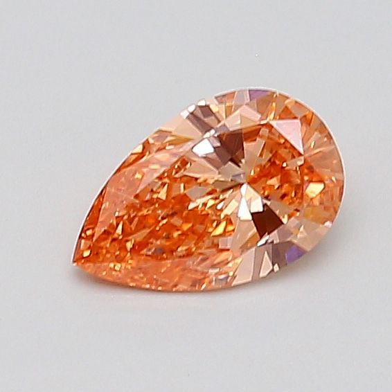 0.7 CT Fancy Intense Orange PEAR