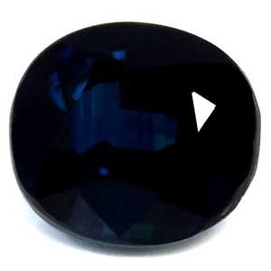 SAPPHIRE FACETED 2.85ct BLUE Deep Blue EC MADAGASCAR HEATED
