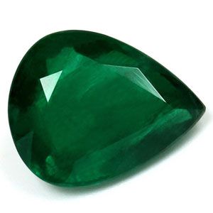 Szmaragd 4,81 ct, zielony, szlif gruszka