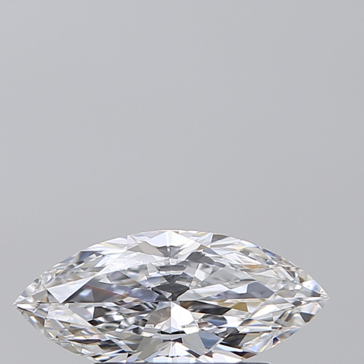 0.71-carat marquise diamond with D color, null cut, and VVS1 clarity.