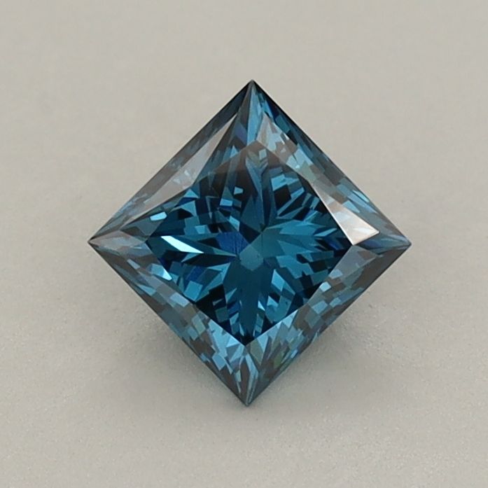 0.62 CT Fancy Deep Blue PRINCESS