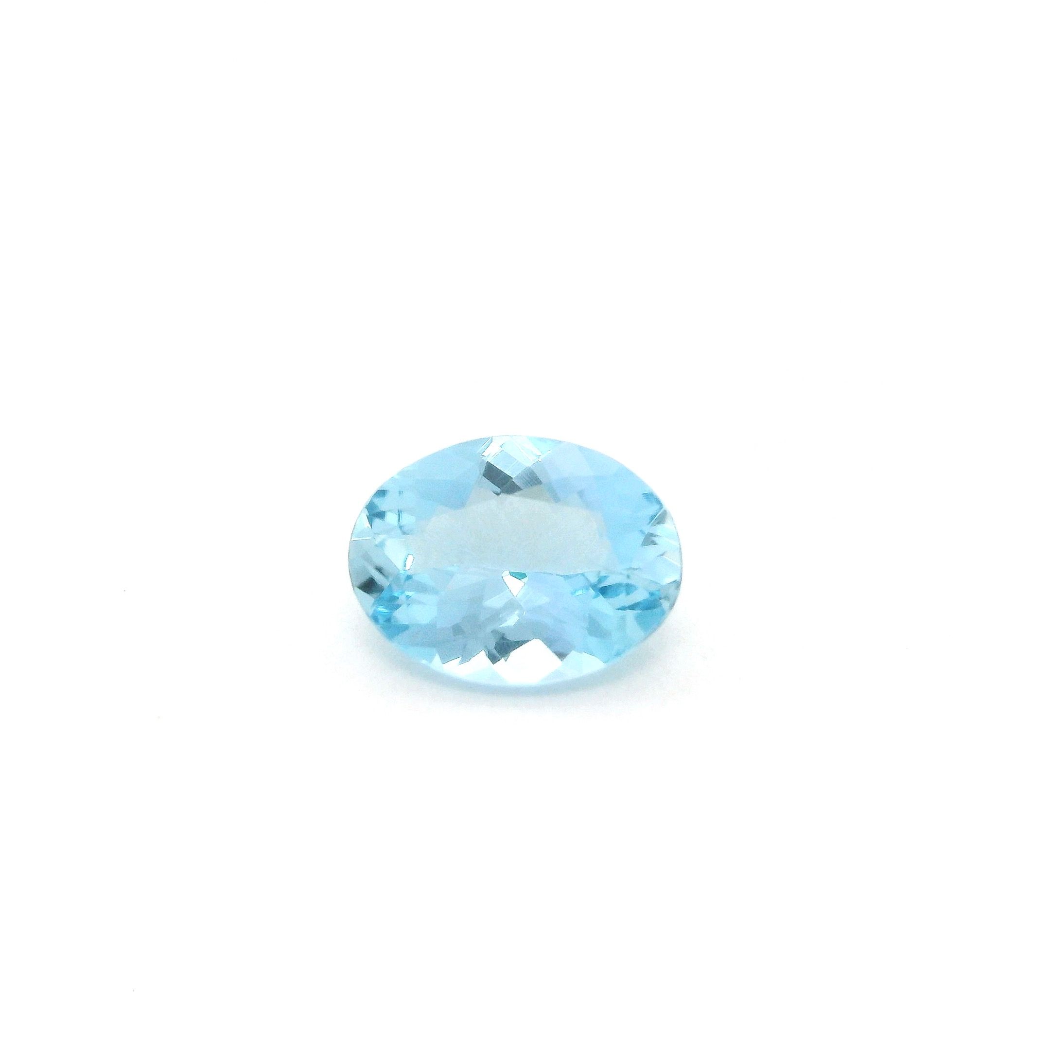 1.09 ct Oval aquamarine