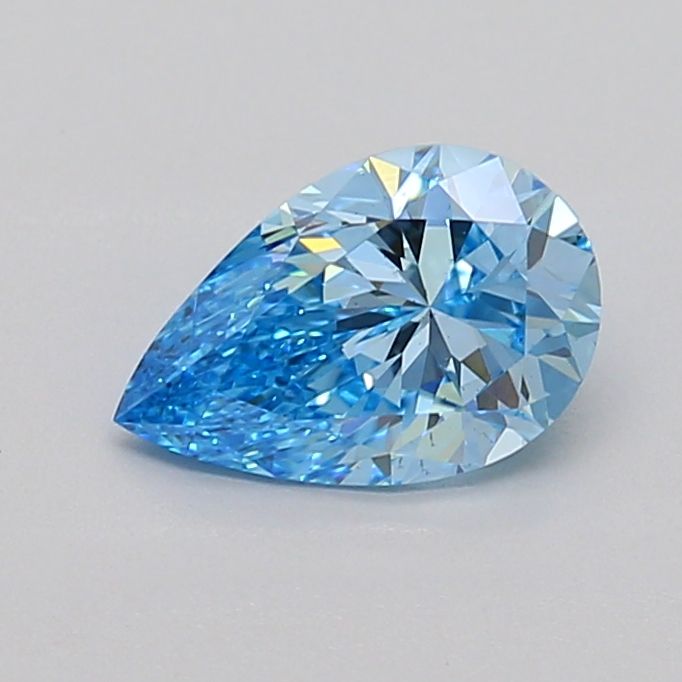 0.92 CT Fancy Vivid Blue PEAR