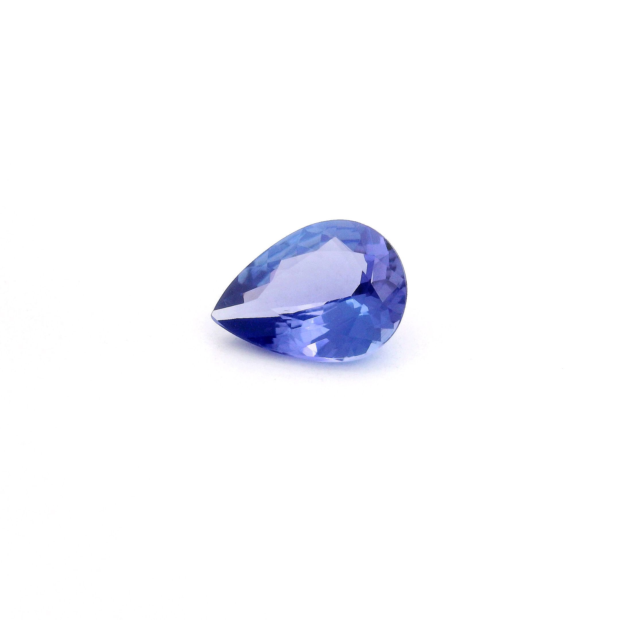 TANZANITE FACETED 0.95ct BLUE Intense EC TANZANIA HEATED