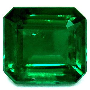 Szmaragd 1,44 ct, zielony, szlif szmaragdowy