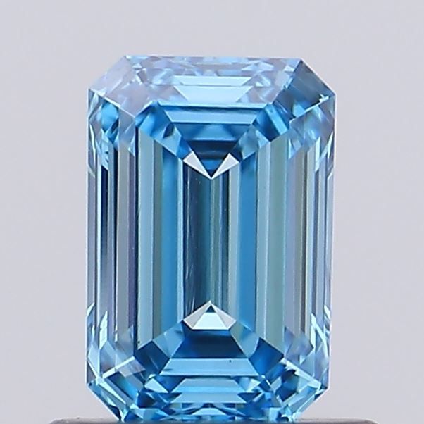 0.65 CT Fancy Vivid Blue EMERALD