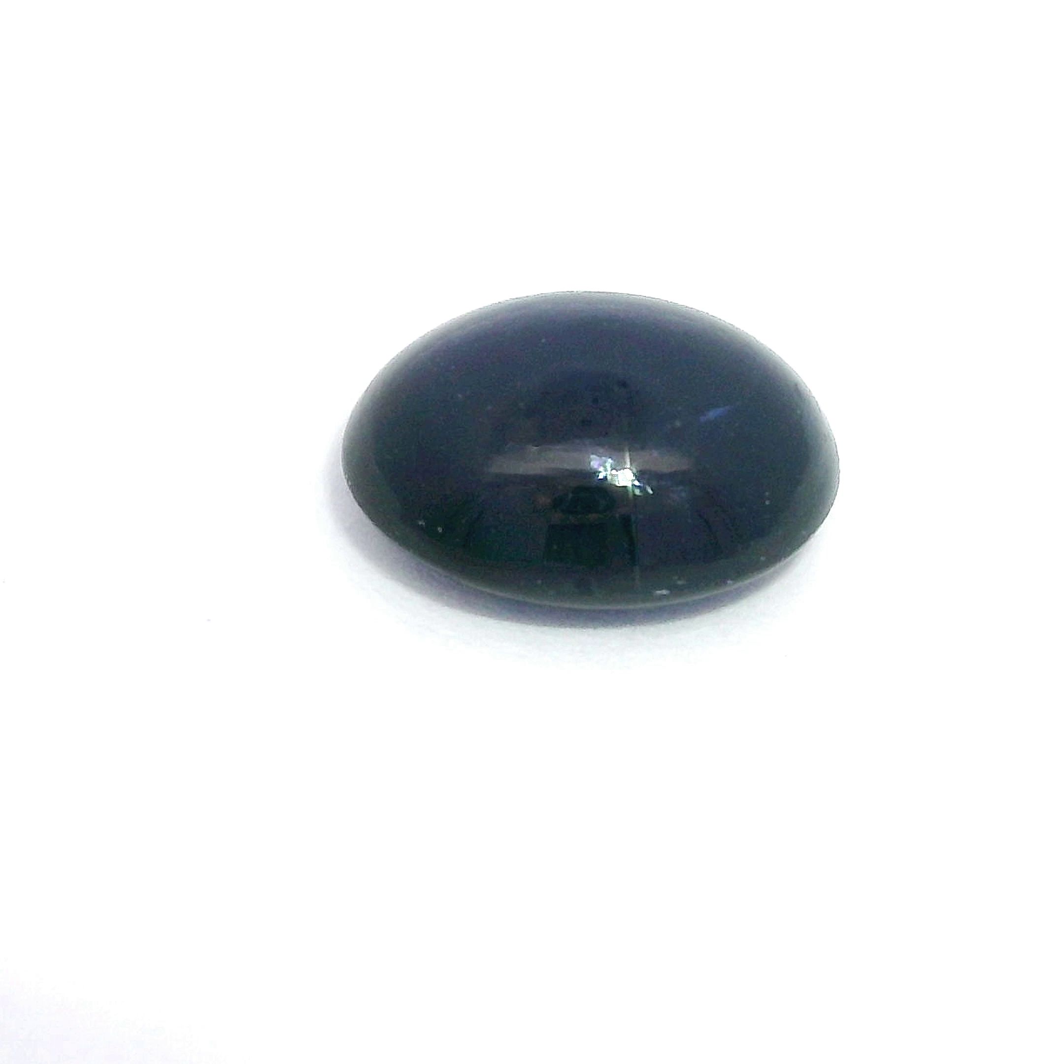Szafir 2,71 ct, niebieski, kaboszon