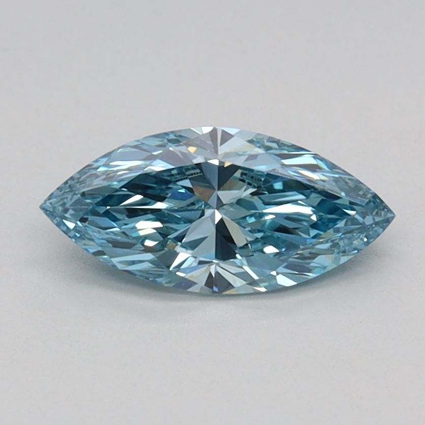 0.47 CT Fancy Vivid Blue MARQUISE