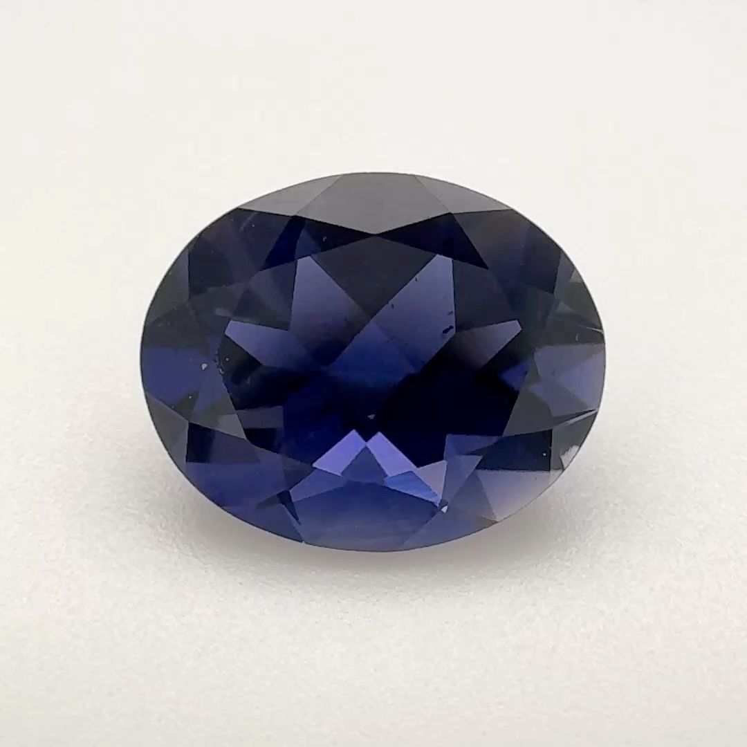 Iolit 2,82 ct, niebieski, szlif owalny