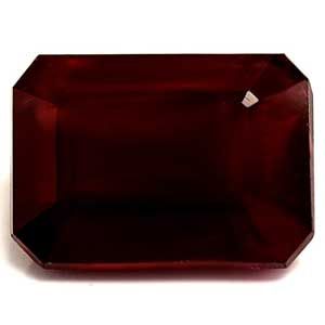 Rubin 1,46 ct, czerwony, szlif szmaragdowy