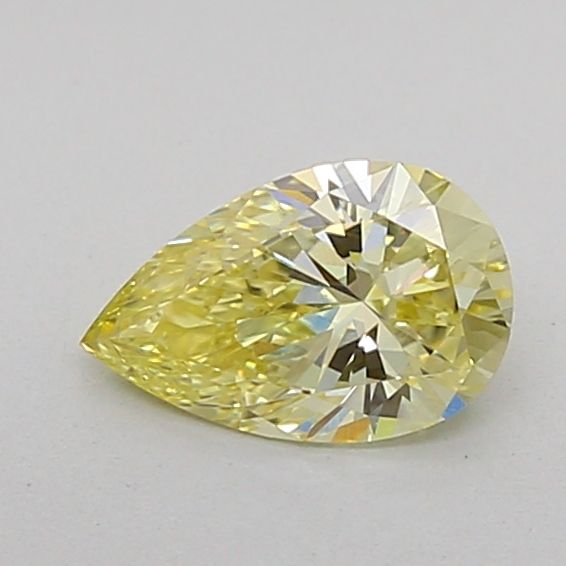 0.57 CT Fancy Vivid Yellow PEAR