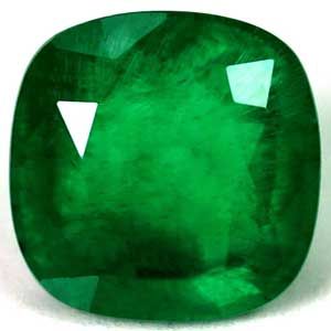 Szmaragd 1,87 ct, zielony, szlif cushion