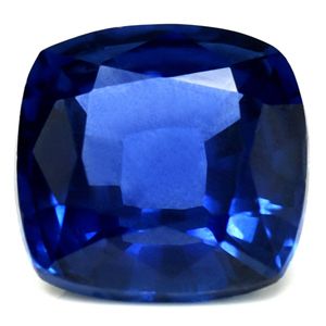 SAPPHIRE FACETED 3.08ct BLUE Intense Blue EC SRILANKA HEATED
