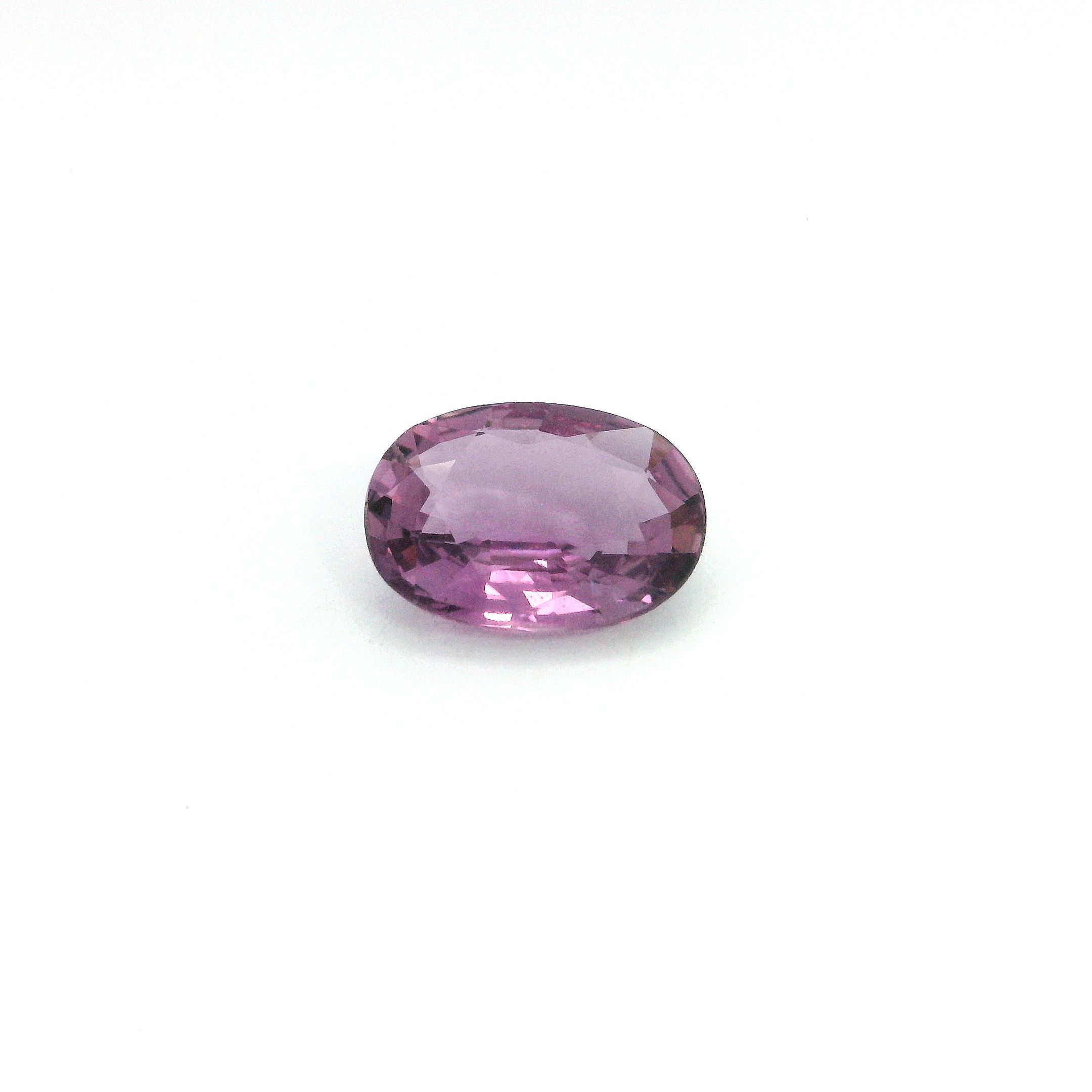 Szafir 1,34 ct, różowy, szlif owalny