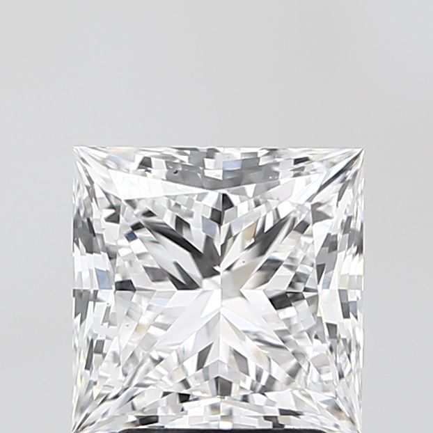 2.60 Carat D VVS2 Princess Lab Diamond