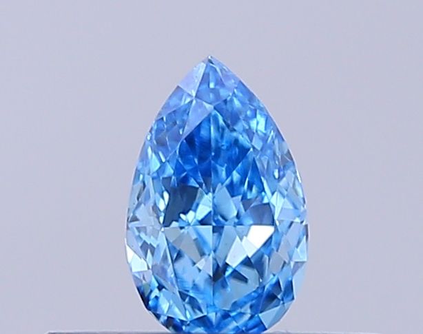 0.24 CT Fancy Vivid Blue PEAR